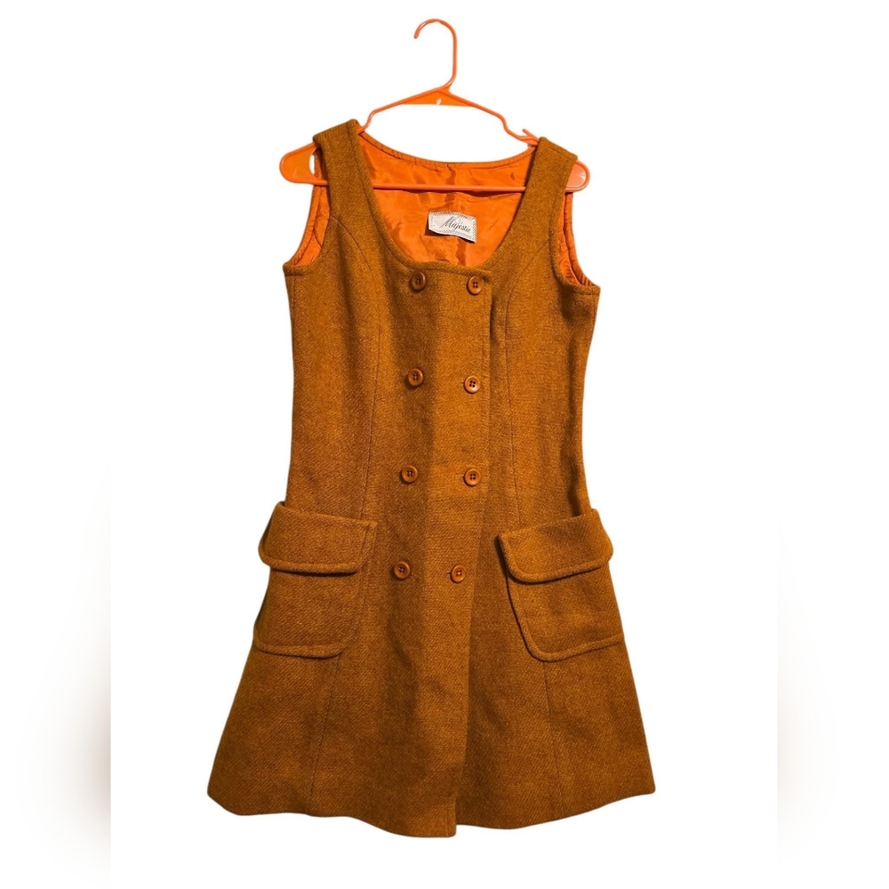 Vintage | Orange Wool Shift